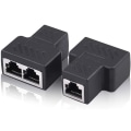 Pikkukuva 2 / 8: RJ11-jakajan sovitinjakaja, 2 kpl Ethernet-pistorasian jakajan liitin