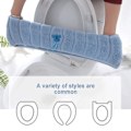 Miniatyrbild 4 av 5: Toalettstolsskydd, tjocka toalettstolsskydd, tvättbara toalettstolsskydd, 4-pack