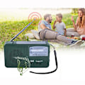 Miniatyrbillede 5 af 5: Bærbar Nødradio Solradio Crank AM FM Radio med LED Lommelygte USB Port