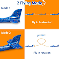 Miniatyrbild 4 av 7: Glidflygplan, 2 stycken 48 cm barns polystyrenleksaksplan KLB