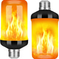 Miniatyrbilde 1 av 7: Realistisk LED-flammepære - 3 moduser