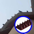 Miniatyrbillede 3 af 4: Dueslag Pigespig Plastik Balkon Due Afvisende Kit Due Fugle Afvisende Kat Pig 10 Stykker Brun