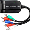 Miniatyrbilde 1 av 7: 1080P HDMI til komponentkonverter skalerer, HDMI-inngang til YPbPr konverterer HDMI til