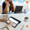 Pikkukuva 6 / 6: Kotelo Samsung Galaxy Tab A8 2021:lle, ultraohut PU-nahka, jossa telinetoiminto