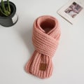 Miniatyrbilde 4 av 5: Barnas strikkede varme skjerf i rosa for småbarn