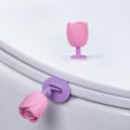 Miniatyrbillede 4 af 5: 2 stk. (Lilla) Toiletlåg Løfter Holder - Badeværelse Toilet