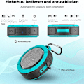 Pikkukuva 3 / 5: Vedenpitävä Bluetooth-kaiutin, Bluetooth-suihkukaiutin