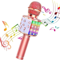 Miniatyrbillede 1 af 6: Bluetooth Karaoke Mikrofon - Bærbar håndholdt mikrofon til børn og voksne