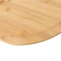 Pikkukuva 3 / 5: Bambuinen pizzatarjotin, pyöreä pizzalauta, leipäalusta, länsimainen pihvi, pizzalapio