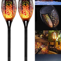 Miniatyrbillede 1 af 8: Solcelled flammelys, 2-pak solcellelamper have IP65 vandtæt solcellelampe KLB