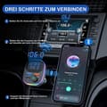 Miniatyrbillede 6 af 6: Bluetooth-adapter til bil, Bluetooth FM-sender med QC3.0 & PD3.0 Type C
