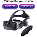 Pikkukuva 3 / 5: VR-kuulokkeet yhteensopivat - Universaalit virtuaalitodellisuuslasit Musta
