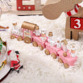 Miniatyrbillede 8 af 8: Jul træbane Vinter Wonderland Tog Mini KLB