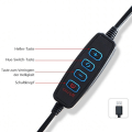 Miniatyrbilde 4 av 8: Ringlys med stativ mobiltelefon, dimbar ringlys for