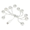 Pikkukuva 1 / 8: Metallista valmistetut ontto Marokon pallo LED-valosarjat Koristevalot KLB