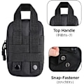 Miniatyrbillede 2 af 5: Taktisk EDC-pung Molle-utility-pung Gadget-arrangør Telefonholder Taljepose IFAK-pose Smartphone-pung Lommeværktøjsetui