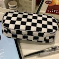 Miniatyrbillede 6 af 6: Pencil Case Abstrakte Linjer Høj Kapacitet Pencil Case til KLB