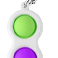 Nøkkelring Squeeze Stress Decompression Sensory Lilla og Grønn KLB