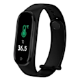 Miniatyrbillede 2 af 2: Fitness tracker, levetid, blodoxygen, hjertefrekvens, sort