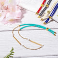 Miniatyrbillede 5 af 8: 5-strenget justerbar nylon-skyde-armbånd til fremstilling af snoet snorarm KLB