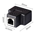 Miniatyrbilde 3 av 8: RJ11-fordeleradaptersplitter, 2 stk Ethernet-kontakt splitter-kontakt