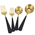 Miniatyrbillede 2 af 8: Rustfrit stål bestiksæt, spiseske, gaffel, retter KLB
