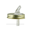 Miniatyrbilde 2 av 5: Fri flyt Mason Jar Pourer i gull