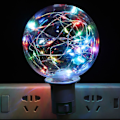 Miniatyrbillede 4 af 8: E27 RGB Kobbertråds Fe Lys Pære Farverig Lampe til KLB