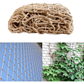 Miniatyrbillede 1 af 5: Plante Støttenet 100% Øko-venlig Biologisk Nedbrydelig og Komposterbar Naturlig Jute Havegitter (2m x 5m) KLB