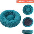 Miniatyrbillede 2 af 5: Original Calm Donut Pels Katte- og Hundeseng Maskinvaskbar Høj Pude KLB