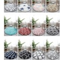 Miniatyrbilde 3 av 5: Fluffy gulvteppe Faux Fur Fluffy teppe Gradient dekorativ gulvmatte for soverom stue spisestue 40x60cm, Lantern Gray KLB