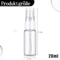 Miniatyrbild 2 av 7: 5-pack 20 ml sprayflaskor, kosmetisk mistflaska, transparent plastspray KLB