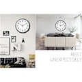 Miniatyrbild 4 av 4: Modern väggklocka Tidlös design med cirkulär ultratransparent urtavla Sup