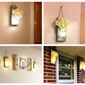 Miniatyrbild 8 av 8: Rustika Mason Jar String Lights, Silk Hydrangeas och LED String Lights