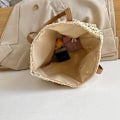 Miniatyrbild 3 av 5: Halmväska, handgjord, casual, rotting, bohemisk, strand, semester, resa