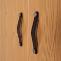Miniatyrbillede 5 af 8: Pakke med 4 møbelgreb, lædergreb, møbelknopper, skabgreb, sort KLB