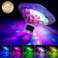 Miniatyrbillede 8 af 8: LED-damlys, badelys, farverig pool flydende lampe, festdiskotek KLB