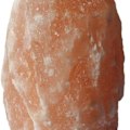 Pikkukuva 3 / 5: Himalajan suolavalolampun (2-3 kg), himmennin, puinen jalusta KLB
