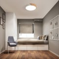 Miniatyrbilde 6 av 6: LED-taklampe i tre, LED-taklampe, LED-lamper taklamper for KLB