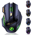 Miniatyrbillede 2 af 8: Trådløs Gaming Mus, Genopladelig Lydløs Klik Gaming Mus med 2.4G