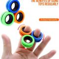 Miniatyrbillede 3 af 7: Magnetiske ringe Fidget legetøj - Stressaflastning og dekompression KLB