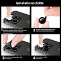 Miniatyrbillede 4 af 7: Kamera beskyttelse til iPhone 13 Pro/ iPhone 13 Pro Max kamera hærdet glas,