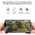 Miniatyrbilde 6 av 8: Mobilspill fingerhylster, mobilspill PUBG kontroller fingerhylster