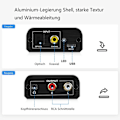 Miniatyrbillede 4 af 6: DA-konverter 192kHz DAC-konverter digital til analog lydkonverter, SPDIF