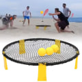 Miniatyrbillede 1 af 8: Mini Beach Volleyball Spike Ball Playset, Spike Battle Ball Playset med KLB