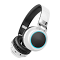 Miniatyrbillede 1 af 8: Bluetooth-hovedtelefoner foldbare trådløse, HiFi stereo-headset sort og hvid