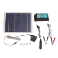 Miniatyrbillede 1 af 8: 10W solcellepanel-oplader monokrystallinsk 18V 50A dobbelt USB KLB