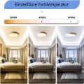 Miniatyrbilde 5 av 6: LED-taklampe i tre, LED-taklampe, LED-lamper taklamper for KLB