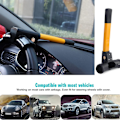 Pikkukuva 5 / 5: Retractable Car Steering Wheel Lock Heavy Duty T Bar Universal Steering Wheel Clamp with 2S