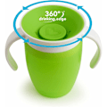 Miniatyrbild 3 av 4: 360 Lärande Kopp, 360 Baby Kopp, BPA-Fri Barnkopp med Handtag, Läckagesäker Magisk Kopp, Diskmaskinssäker, Baby Glas 6 Månader och Uppåt (Grön) KLB